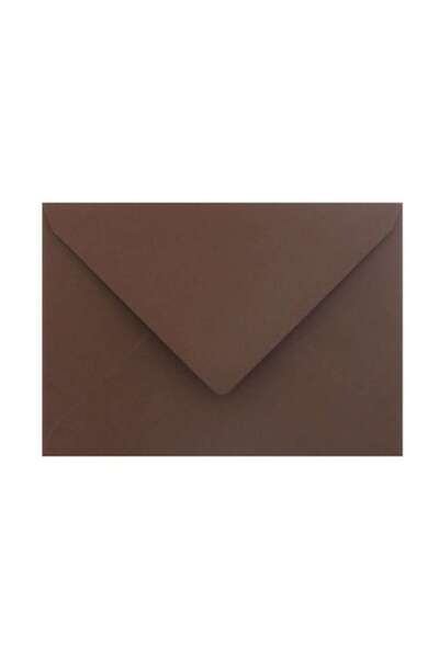 Daco Gummed C6 Envelope, Chocolate Brown (PC612CH)