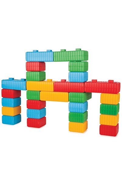 PİLSAN Brick Blocks and Car Set - 43 pieces