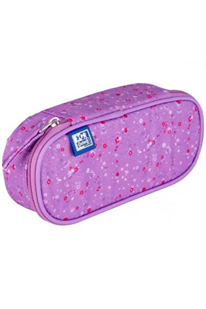 Oxford Penar floral, pungă ovală, 1 clapă, violet închis