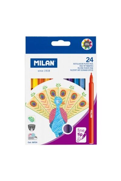 Milan Set 24 Carioci Milan, 24 de Culori, Model 06F24