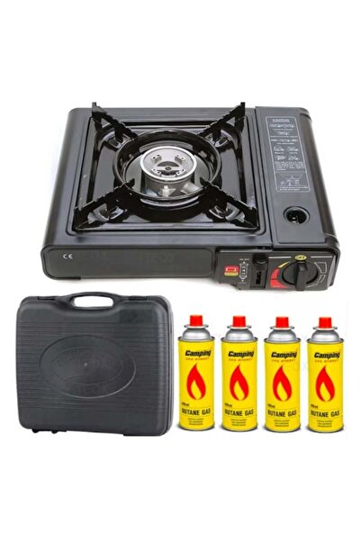 Otto Portable Camping Stove - Wholesale Dual Fuel + 4 Spare Gas Cartridges