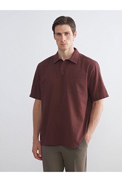 LC Waikiki Lcw Vision Regular Fit Short Sleeve Oxford Men's Shirt