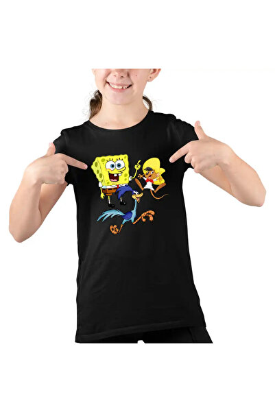 OEM Παιδικό Κοριτσίστικο T-Shirt Speedy Gonzales SpongeBob Road Runner