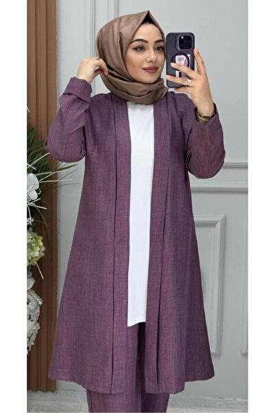 Ebrarengiz Moda ASUDE KETEN KADIN ÜÇLÜ TAKIM