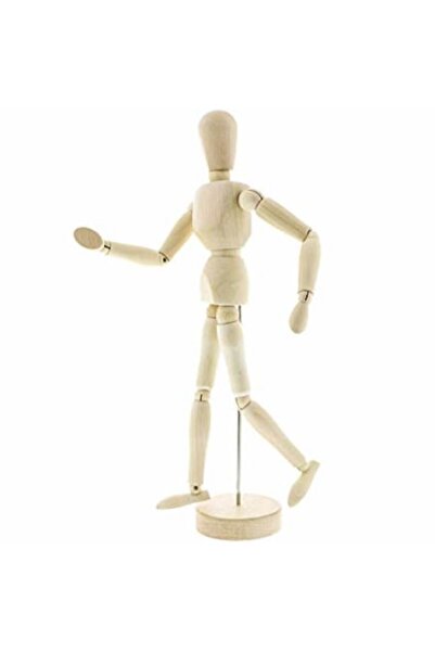 ALİBEİBEİ Manechin din lemn pentru femeie 30 cm