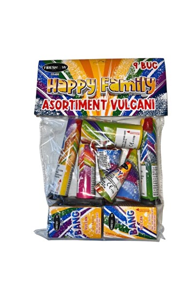 FIRESHOW Hapyy family asortiment artificii 9 vulcani, F1, exterior