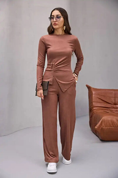 cemo YANDAN TOKALI GENİŞ PAÇA TAKIM