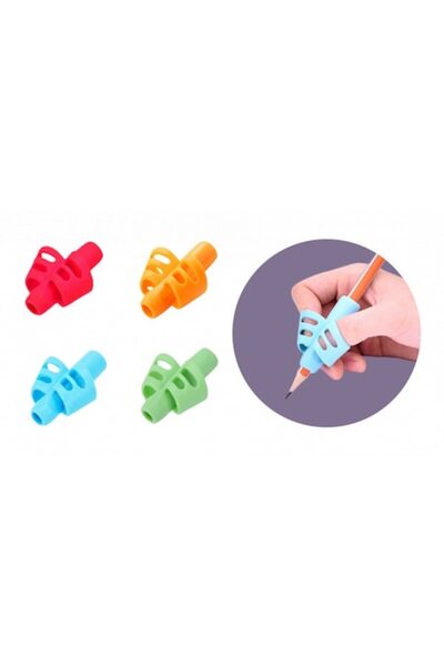 Daco Set de 4 mânere din cauciuc pentru creioane -