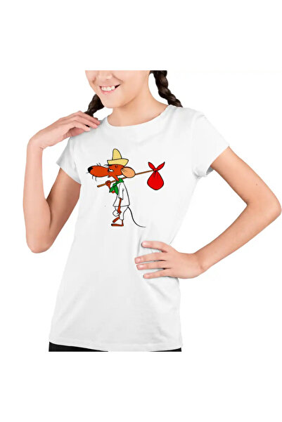 OEM Παιδικό Κορίτσι Slowpoke Rodriguez Speedy Gonzales Looney T-shirt