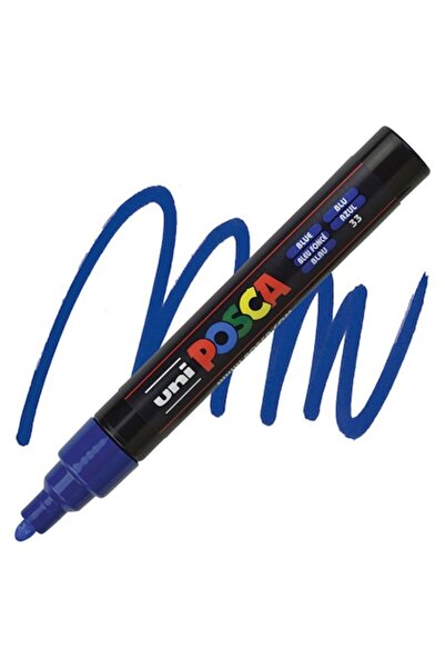 POSCA Marker UNI PC-5M 1,8-2,5 mm, albastru