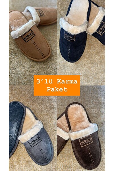 MODVALU 3-пари зимових домашніх капців Зимові капці Капці для весільного набору Капці для нареченої та нареченого Капці для гостей