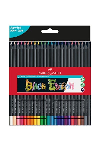 Faber Castell Faber-Castell Black Edition colored pencils, 24 colors/set