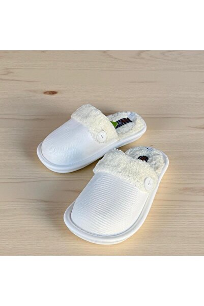 AkınalBella Women's Fur-Lined Office and Home Slippers That Can Be Removed and Washed