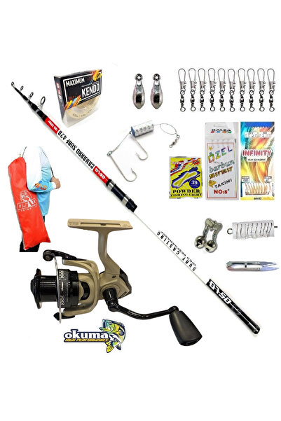 Oslo Okuma Outrax 6000 420cm 100-200gr Camarro Surf Profesyonel Kıyı Olta Tak...