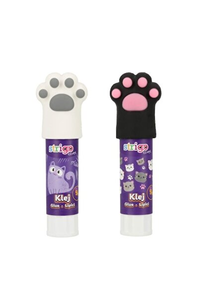Strigo Set de 2 batoane de lipici solide Paws, 9g