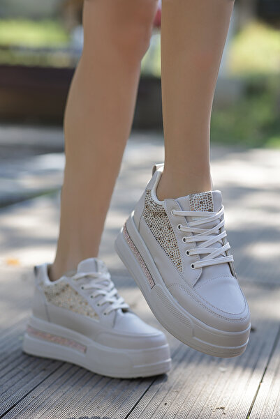 kajal ayakkabı FRM 117 Pantofi sport cu detalii în piatră