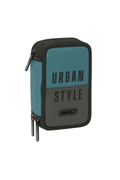 safta Penar Urban Triple, Albastru-Gri, 37 Piese, 12.5x19.5x5.5 cm