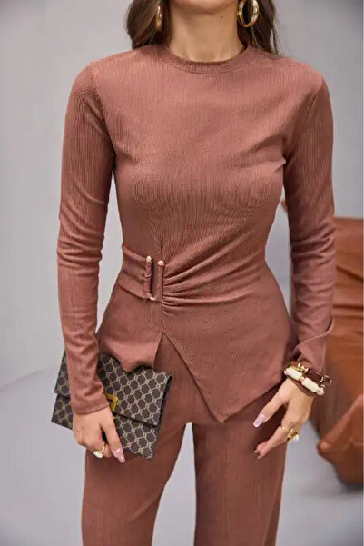 cemo YANDAN TOKALI GENİŞ PAÇA TAKIM