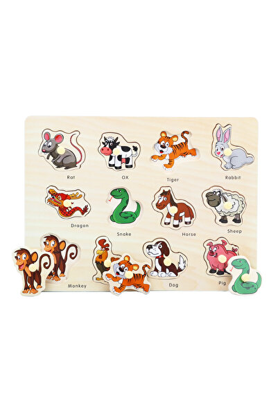 OEM REMIUM PUZZLE din lemn incastru, Animale, Legume, Dinozauri, Pesti, Mijloace Transport