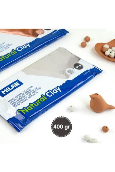 Milan Modeling Clay, 400 g, White