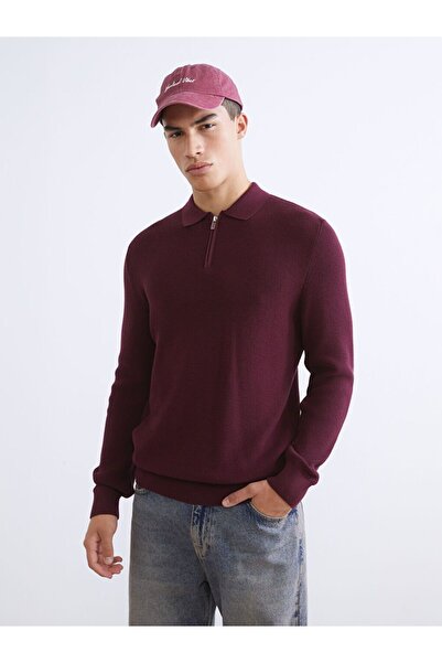 LC Waikiki Xside Polo Collar Men's Knitwear Sweater