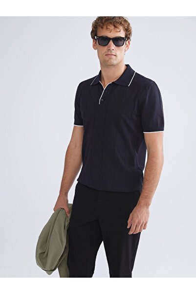 LC Waikiki LCWAIKIKI Classic Polo Collar Short Sleeve Men's Knitwear Sweater