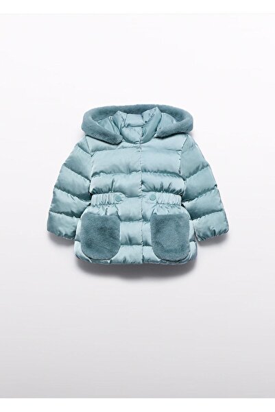 Abel & Lula Mayoral Abel&Lula Kız Bebek Sıcak Astarlı Premium Mont Yeşil