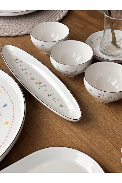 ROSSEV Kahvaltı Takımı Spring 46 Parça 6 Kişilik