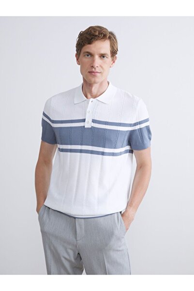 LC Waikiki LCWAIKIKI Pulover clasic pentru bărbați, cu guler polo, cu mâneci ...