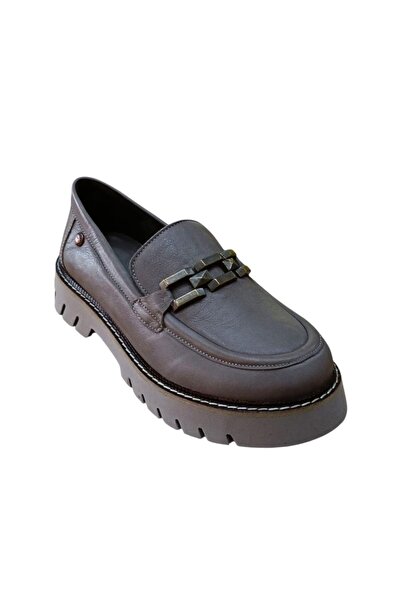 Mammamia D25ka-3235 Γυναικεία παπούτσια με αγκράφα από γνήσιο δέρμα, καθημερι...