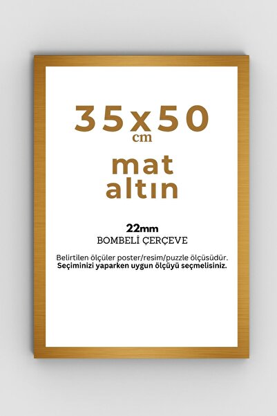 AtlasSG Puzzle Çerçevesi 22 Mm 35x50 Cm (1000 lik 1000 parça) Mat Altın