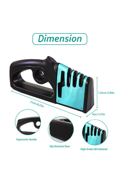Biki Advanced 3-Stage Manual Knife Sharpener