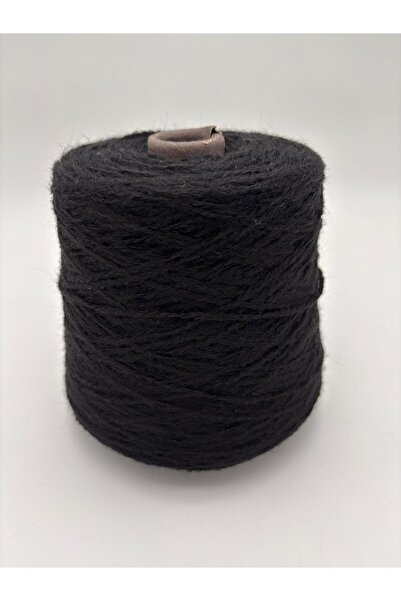 kumasfabrik (500 γρ.) Κλωστή Kumasfabrics Puffy / Κλωστή για πλέξιμο στο χέρι / Κλωστή για κασκόλ, μπερέ και γάντια / Κλωστή για σάλι, πουλόβερ, ζακέτα - Μαύρο