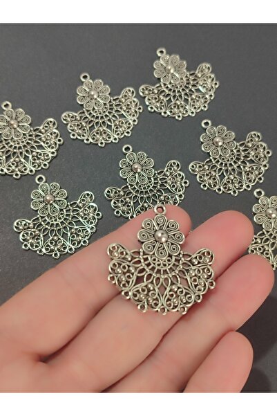Mutlu Bujiteri Hobi Aksesuar 1 adet 37 mm metal kolye, flaş, iğne oyası için ...