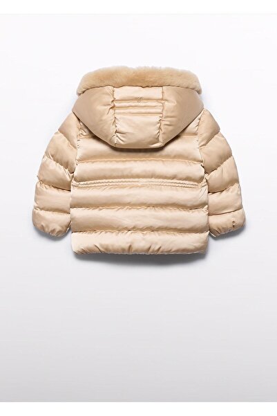 Abel & Lula Mayoral Abel&Lula Girls' Fur Hooded Short Coat