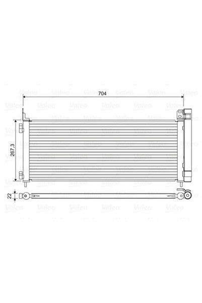 VALEO Condensator Climatizare Toyota Rav 4 4