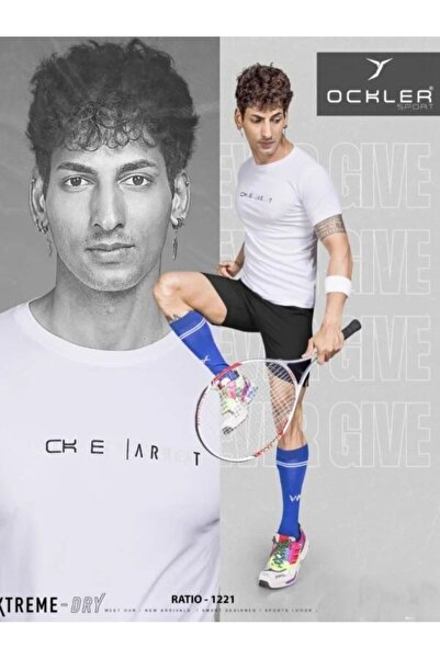 iza Men’s Dry Fit White T-Shirt