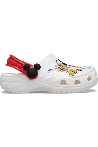 Crocs Класичні капці T Mickey and Friends Білі дитячі капці