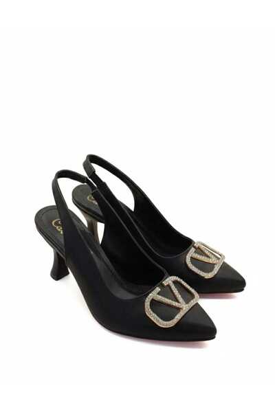 Caramela shoes هيلز فاخر مع بروش علو 7 سم