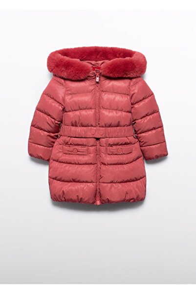 Abel & Lula Mayoral Abel&Lula Kız Çocuk Kemerli Mont Kırmızı