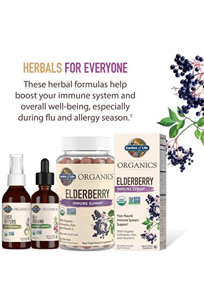 GARDEN OF LIFE mykind Organics Oil of Oregano Seasonal Drops 1 fl oz (30 mL)