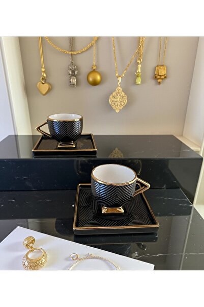 lstri Krd Art Deco 2-Person Coffee Cup Set 80 ml Classic