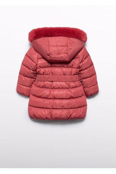 Abel & Lula Mayoral Abel&Lula Girl's Belted Coat Red