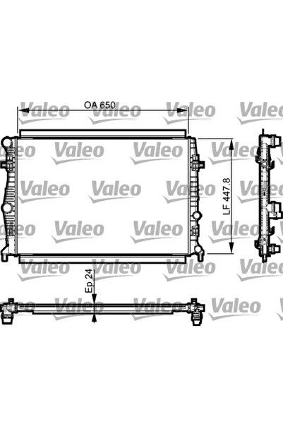 VALEO Radiator Racire Motor Audi A3 Seat Leon