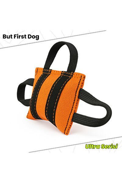 But First Dog Köpek Oyuncağı Sesli 3 Kulplu Isırma Yastığı – Ultra Series