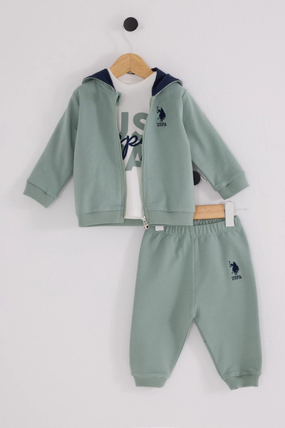 U.S. Polo Assn. U.S. Polo Assn. Boys' 3-Piece Set - Green