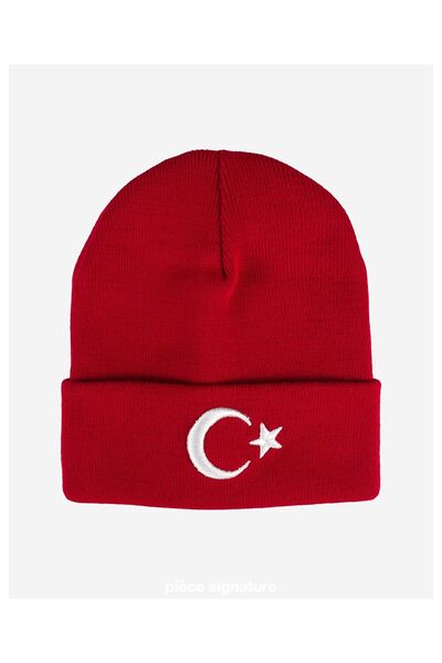 PIECE SIGNATURE Flag Embroidered Beret