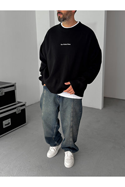 BYBASICMAN Siyah Poison Örme Sweatshirt JJ-167