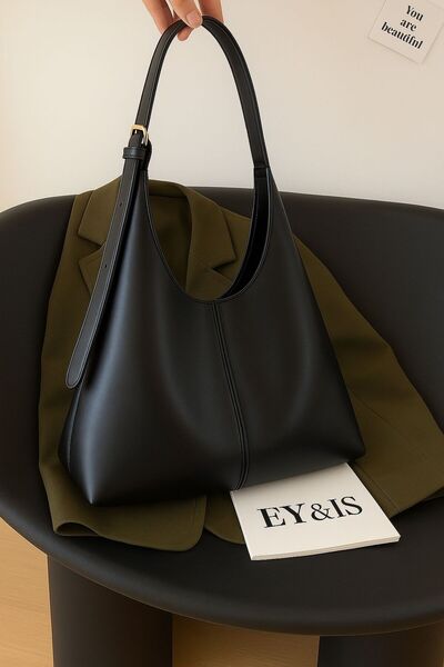 eyandis Büyük Hacimli Omuz Çantası Yumaşak Deri