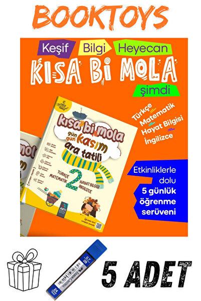 Artı Eğitim Yayınları KISA Bİ MOLA 2. SINIF KASIM ARA TATİL KİTABI ( 5 ADET )...